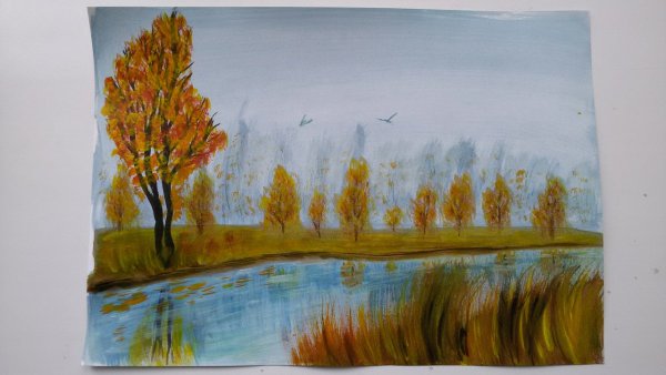 Краски осени рисунок