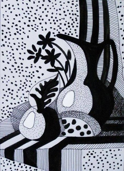 Декоративная композиция пейзаж