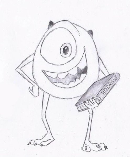 Майк Вазовский рисунок