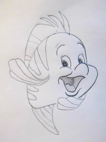 Рисование карандашом мультяшных героев