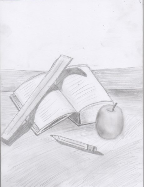 Рисунок на тему моя школа