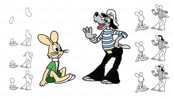 Волк из ну погоди рисунок