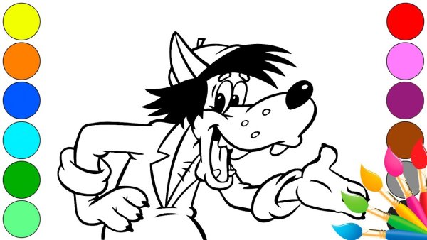 Рисуем волка из ну погоди