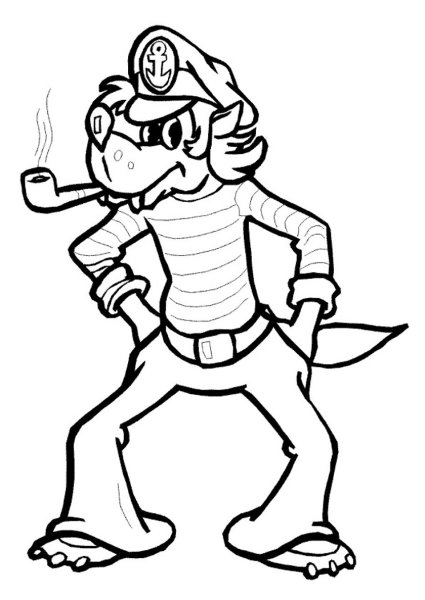 Морда волка из ну погоди