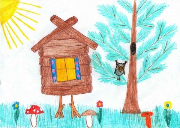 Иллюстрация к стихотворению Бальмонта у чудищ