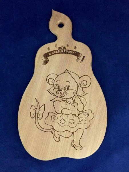 Рисунок для выжигания на разделочной доске