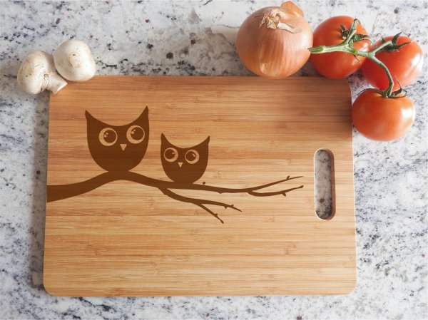 Рисование на разделочной доске