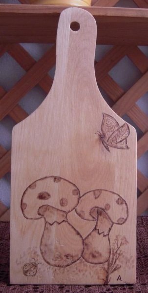 Доска разделочная с Выжиганием