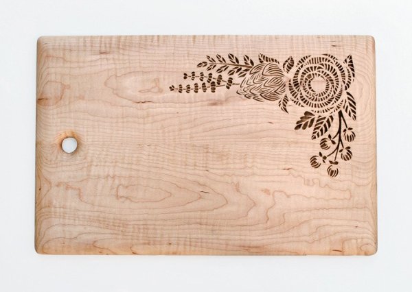 Разделочная доска из фанеры с Выжиганием