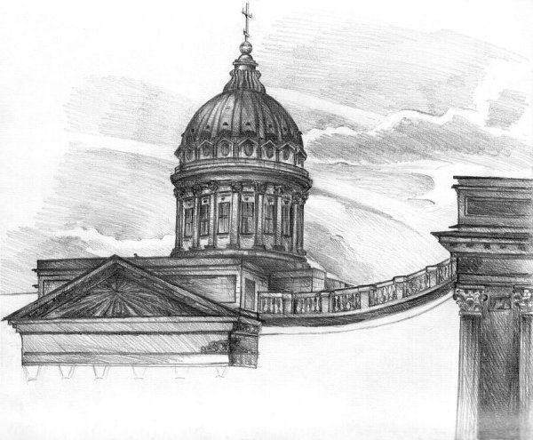 Санкт Петербург для срисовки