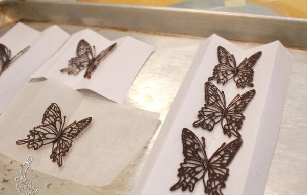 Трафареты для торта из шоколада