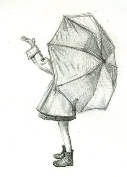 Дождь карандашом