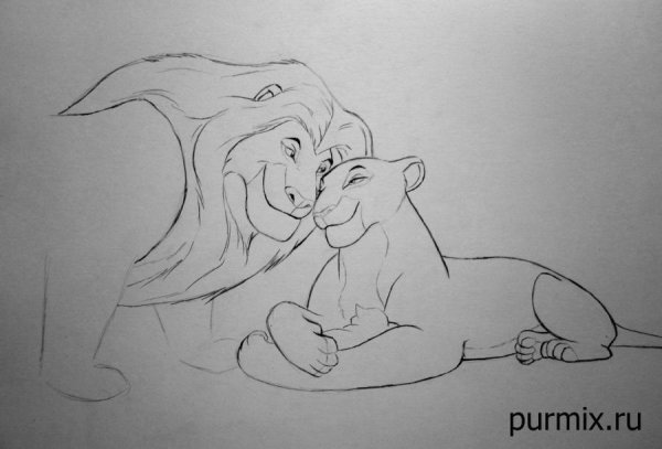 Король Лев Муфаса и Сараби