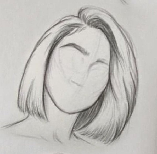 Мультяшные девушки с каре