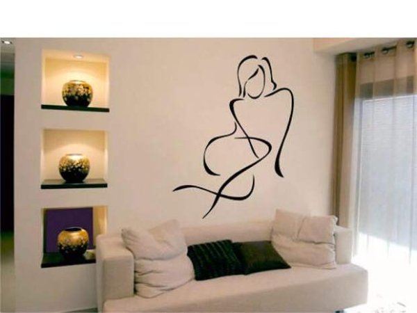 Рисунок на стену над диваном