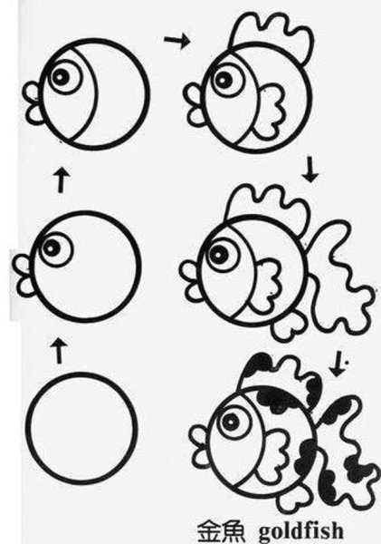 Рисование для детей из кружочков