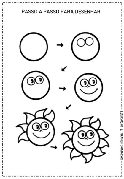 Схемы поэтапного рисования для детей