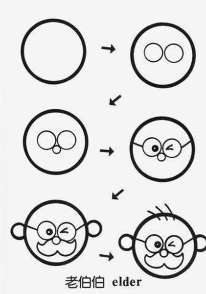 Рисование кругами для детей