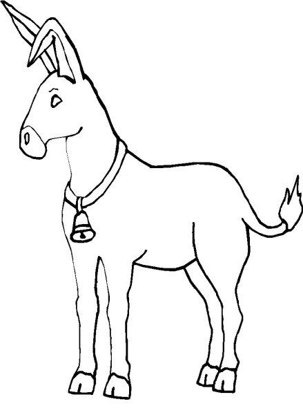 Осел для срисовки