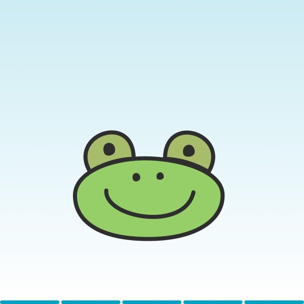 Нарисовать лягушку