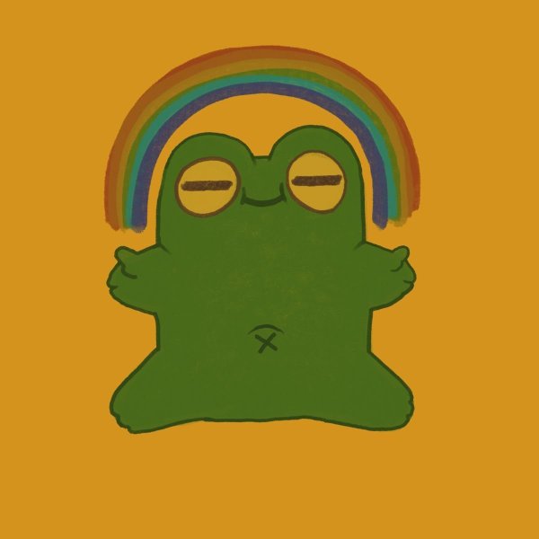 Лягушка стилизация