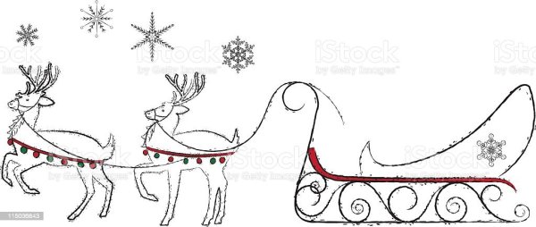 Дед Мороз на санях