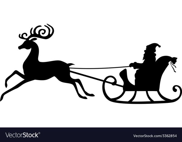 Конь с санями рисунок