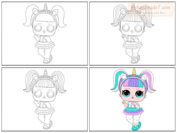ЛОЛ рисунок пошагово