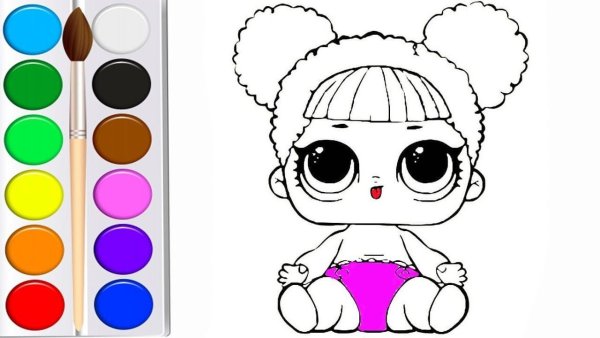 Рисовалки куклы ЛОЛ