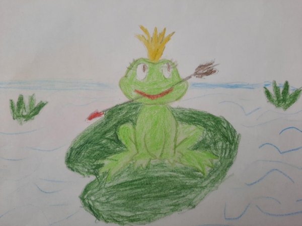 Рисунок к сказке Царевна лягушка 5 класс очень легкий