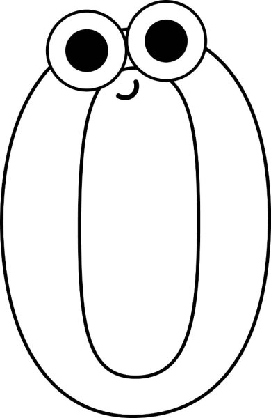 Раскраска буквы