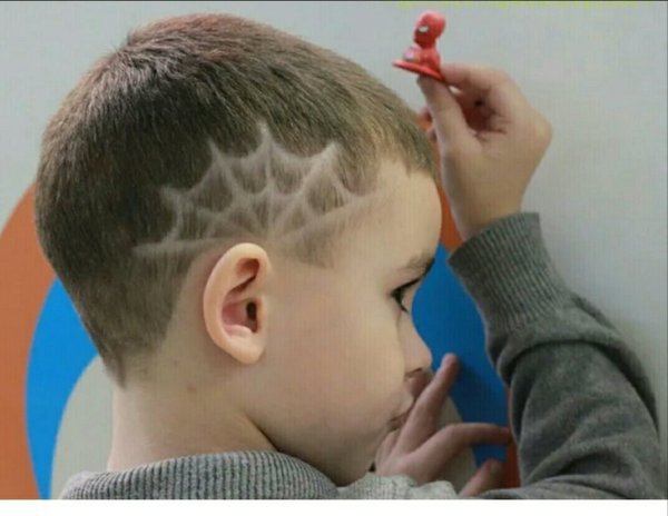 Узоры на голове для мальчиков