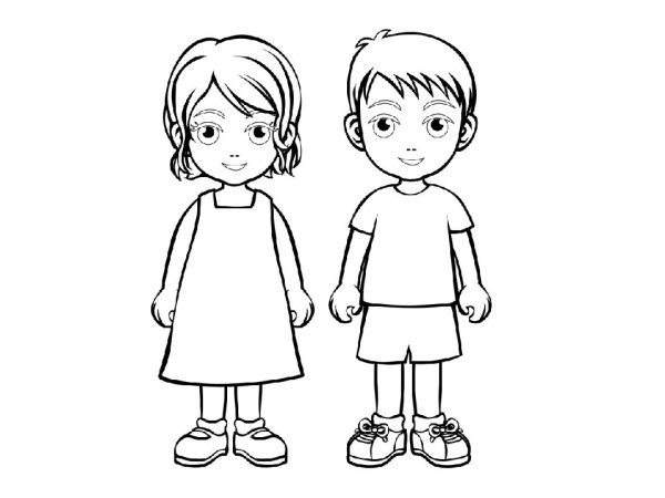 Раскраски для девочек и мальчиков