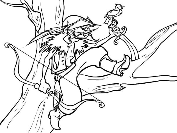 Рисунок к былине Илья Муромец