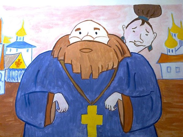 Сказка о попе и работнике его Балде иллюстрации