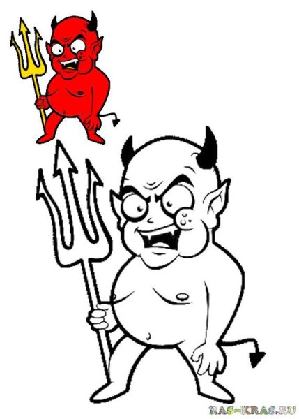 Черт нарисовать