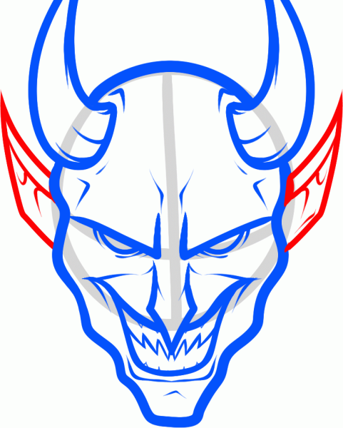 Нарисовать дьявола