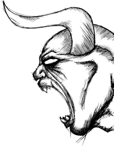 Раскраска дьявол