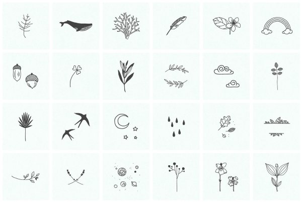 Небольшие рисунки