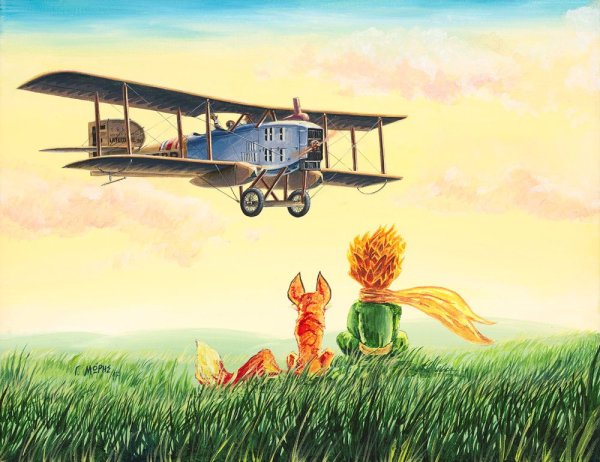 Маленький принц и летчик