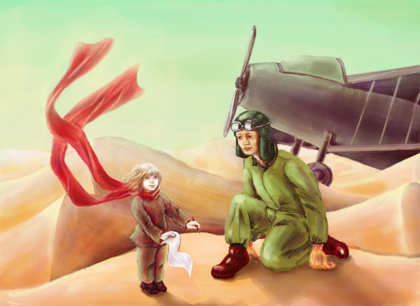 Маленький принц и летчик