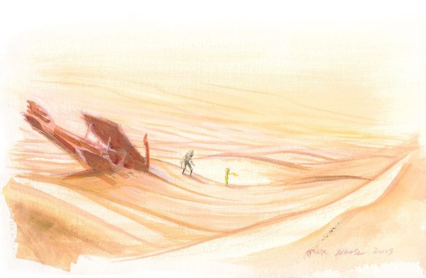 Маленький принц в пустыне