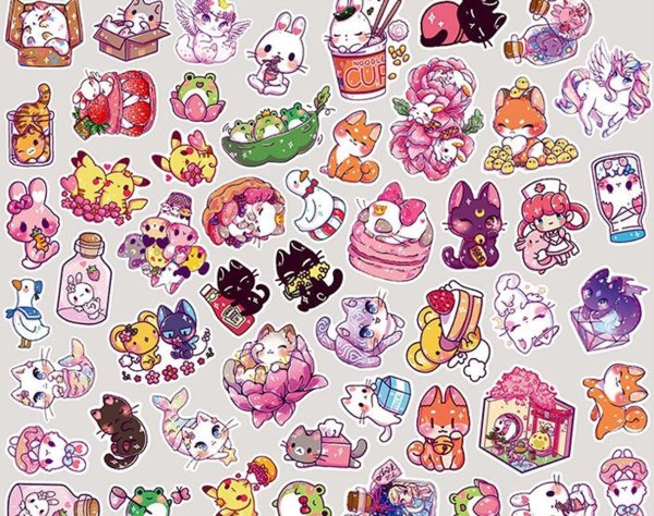 Наклейки BTS И bt21