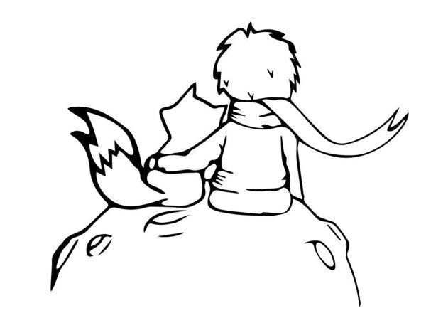 Маленький принц контур