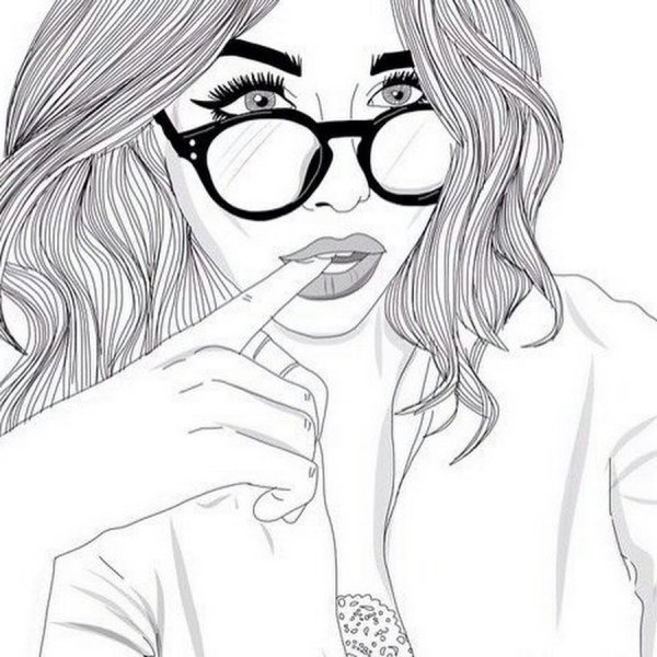 Нарисовать красивую девочку