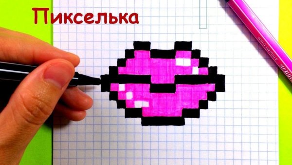 Рисунки по клеточкам маленькие