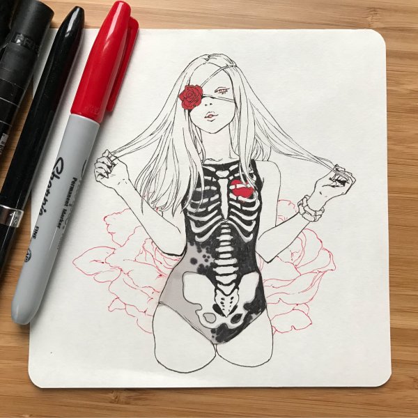 Рисунки для срисовки в скетчбук