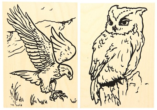 Трафареты для выжигания по дереву