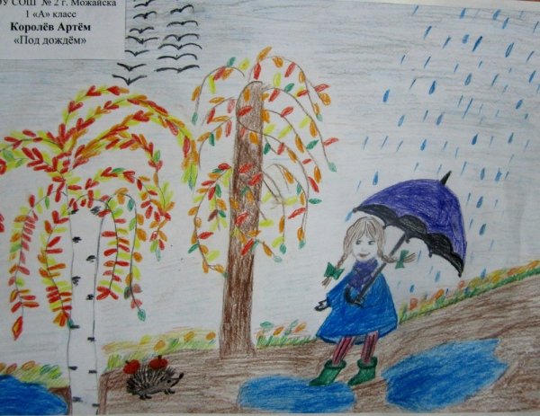 Рисование листопад