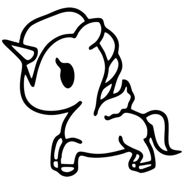 Картинки единорога раскраска